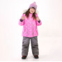 Зимний костюм для девочки UKI kids "Царевна" неоновый принт