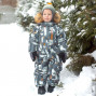 Зимний комбинезон UKI kids "Юрты" серый