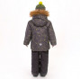 Зимний костюм для мальчика UKI kids "Волки" серый